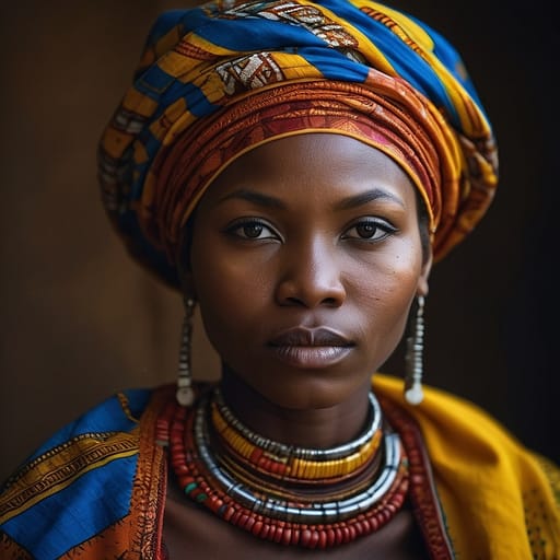 Fulani Benin woman from West Africa (cross-border Fulani populations) — West Africa