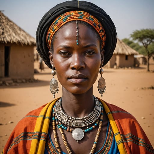 Fulani Chad woman from Chad, broader West African Fulani diaspora