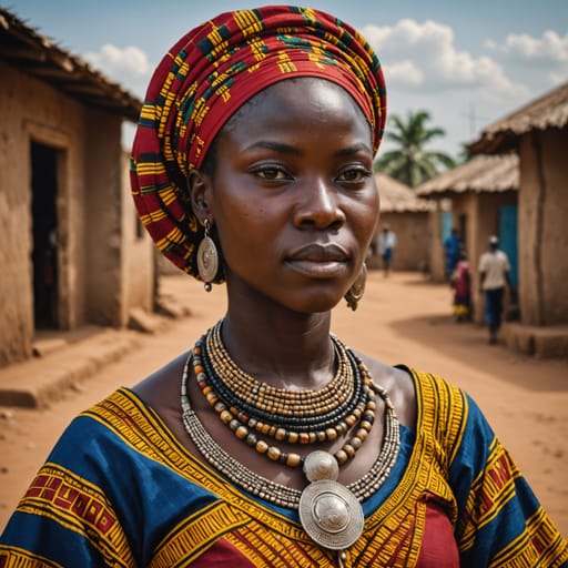 Grusi woman from Ghana — West Africa