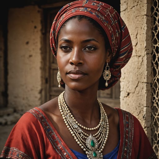 Haitian Arab woman from Haiti