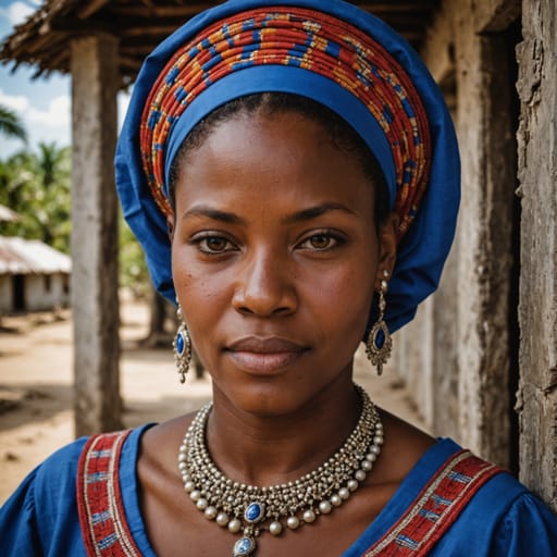 Haitian Dominican woman from Dominican Republic (Haitian-descended residents)
