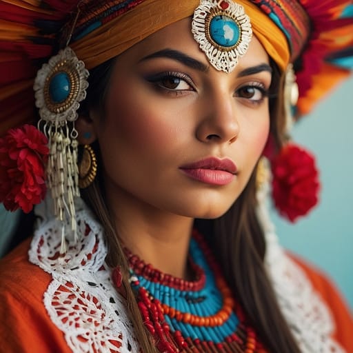 Hispanic American woman from United States — variant 2