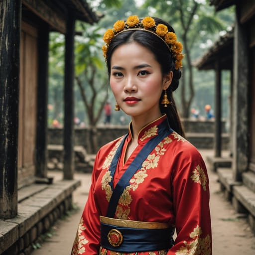 Hoa Vietnam woman from Vietnam (Chinese-descended residents)