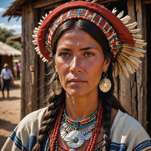 Indigenous Argentine woman from Argentina