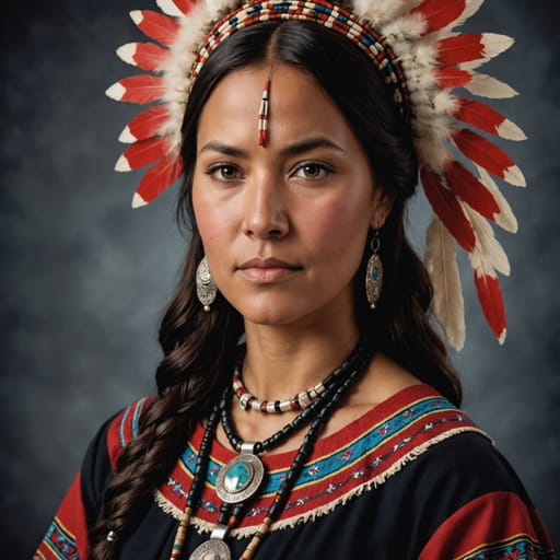 Indigenous Canadian woman from Canada