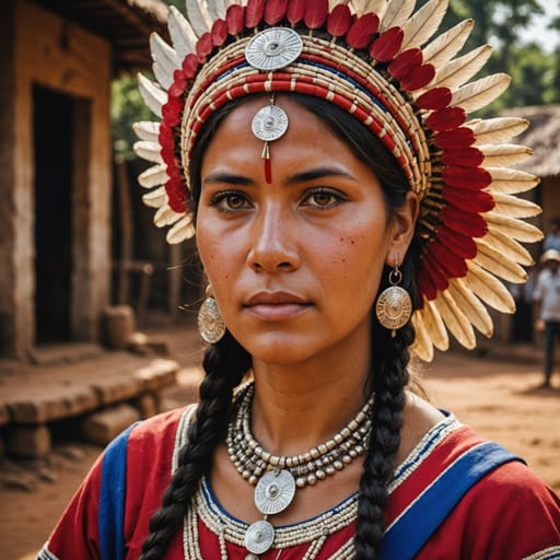 Indigenous Paraguayan woman from Paraguay