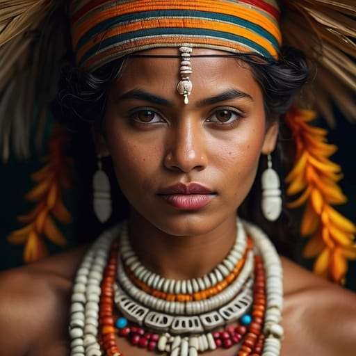 Indo Fijian woman from Fiji — Oceania