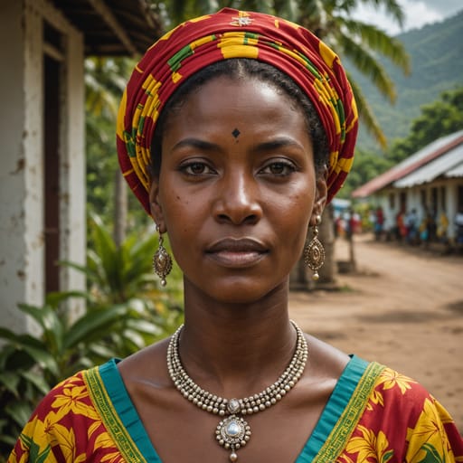Indo-Grenadian woman from Grenada — variant 2