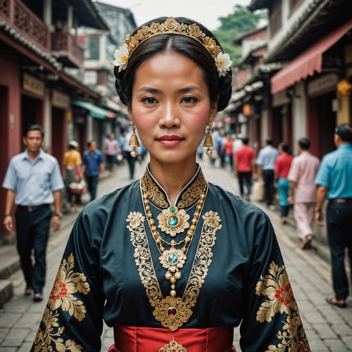 Indonesian Macanese woman from Macau (Indonesian-descended residents) — East Asia