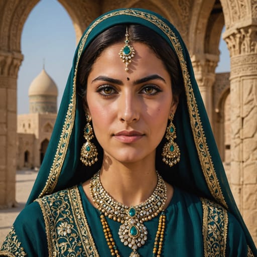 Iranian Arab woman from Iran (Khuzestan, Persian Gulf coast) — Western Asia