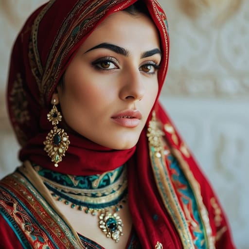 Iranian Azerbaijani woman from Iran (northwestern provinces)