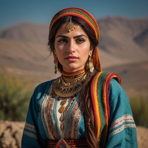 Iraqi Kurd woman from Iraq (Kurdistan Region) — Western Asia