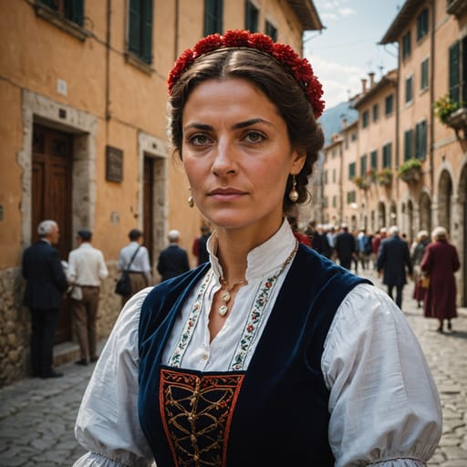 Italian Other European woman from Italy (other European-descended residents)