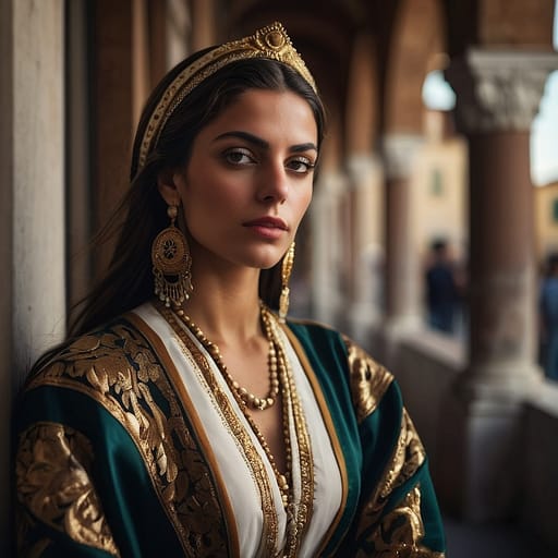 Italian woman from Italy and global Italian diaspora