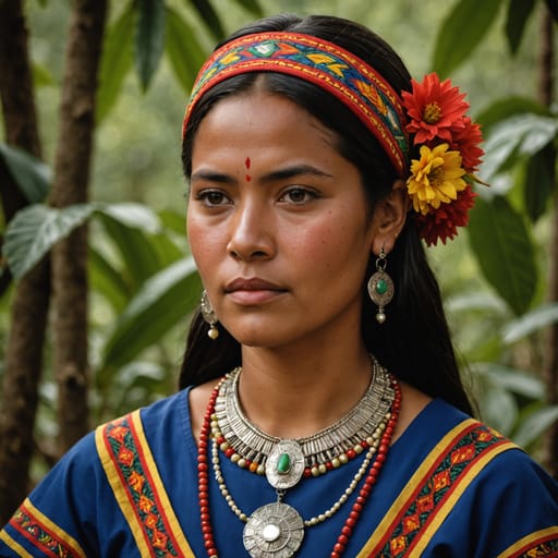 Kakawira woman from El Salvador (Morazán) — Central America