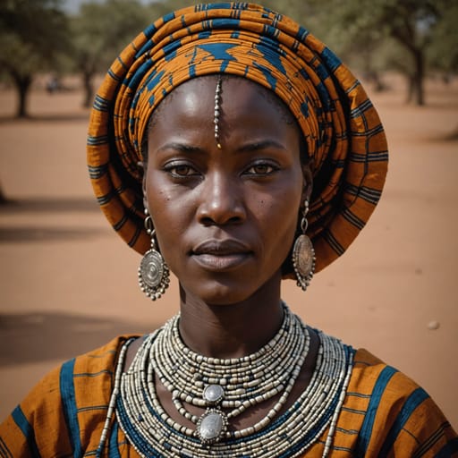 Kanuri Niger woman from Niger, Nigeria, Chad — West Africa