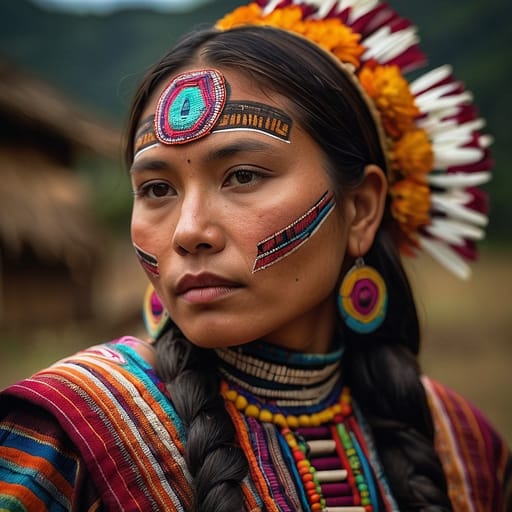 Kaqchikel Maya woman from Guatemala (central highlands)