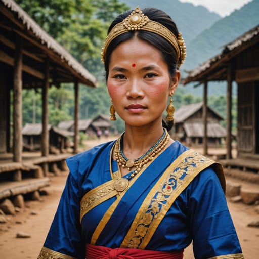 Katang woman from Laos (southern)