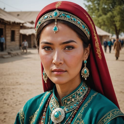 Kazakh Turkmenistan woman from Turkmenistan (Kazakh-descended residents)