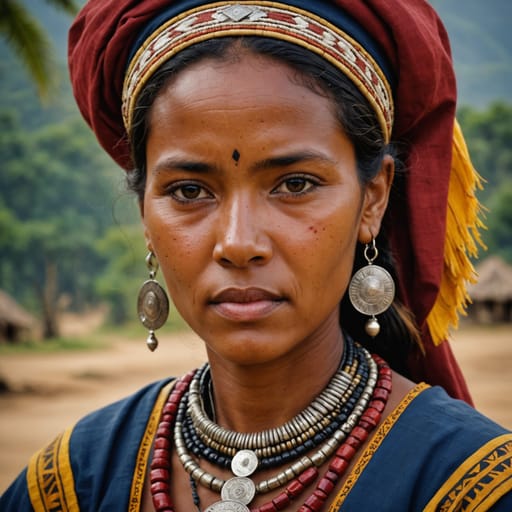 Kemak woman from Timor-Leste (central-northern)