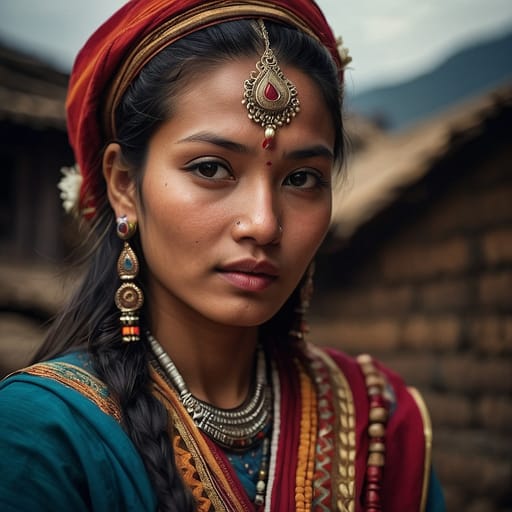 Khas Arya woman from Nepal — South Asia