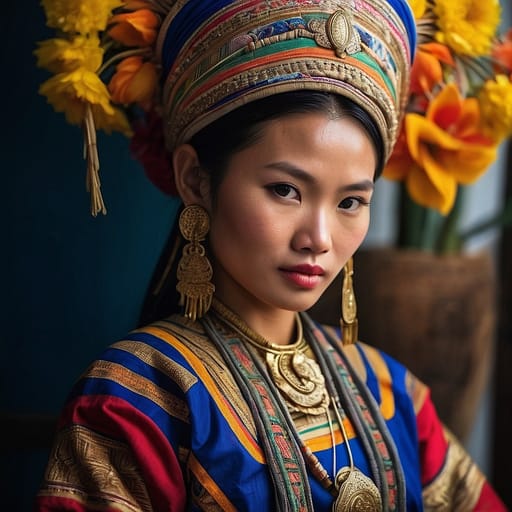 Khmu woman from Laos (northern provinces)
