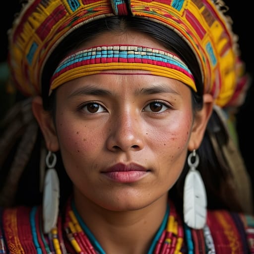 Kiche Maya woman from Guatemala (western highlands)