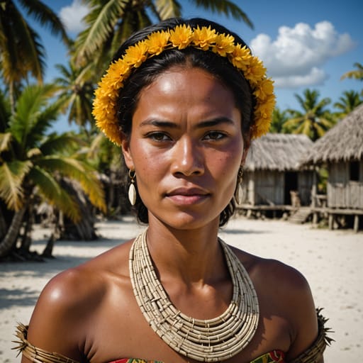 Kiribati Other woman from Kiribati — Oceania