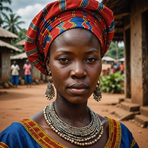 Kissi Liberia woman from Liberia, Guinea, Sierra Leone — West Africa