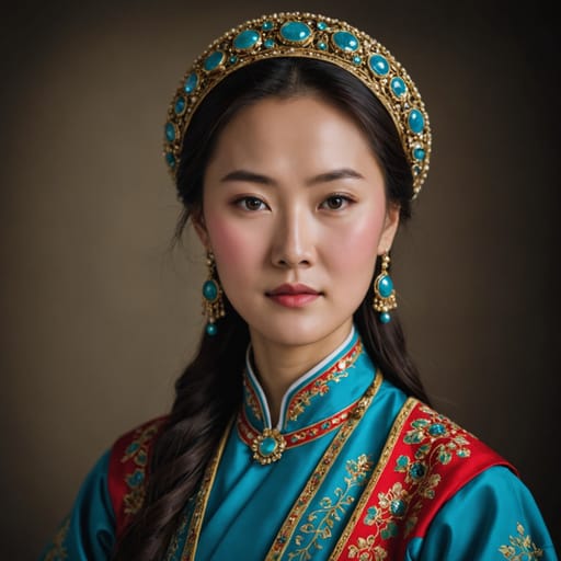 Korean Kazakhstani woman from Kazakhstan (Korean-descended residents) — Central Asia