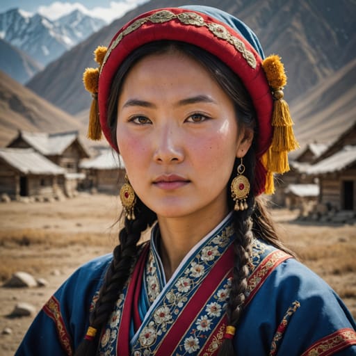 Korean Kyrgyzstan woman from Kyrgyzstan (Korean-descended residents)