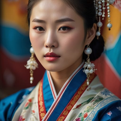 Korean woman from Korean Peninsula
