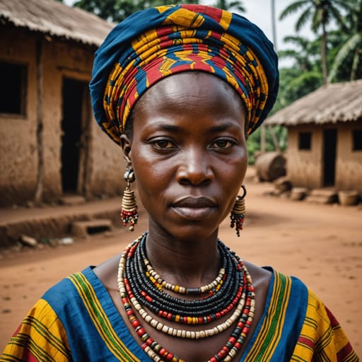 Kpelle Guinea woman from Guinea, Liberia — West Africa