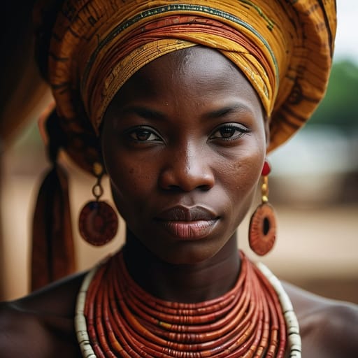 Krou woman from Western Côte d'Ivoire, Liberia — West Africa