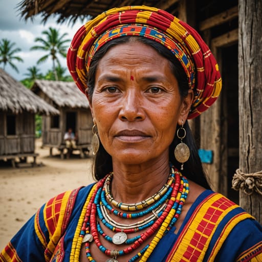 Kuna woman from Panama (Guna Yala/San Blas Archipelago)