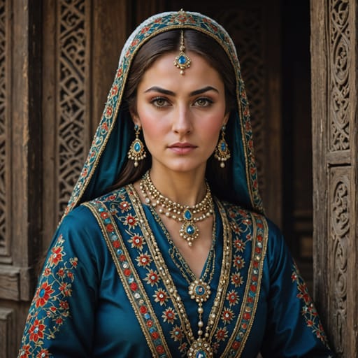 Lezgian woman from Azerbaijan and Russia (Dagestan) — Western Asia