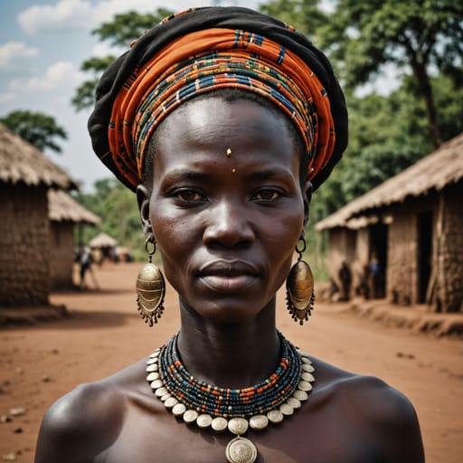 Lotuko woman from South Sudan (Eastern Equatoria) — North Africa