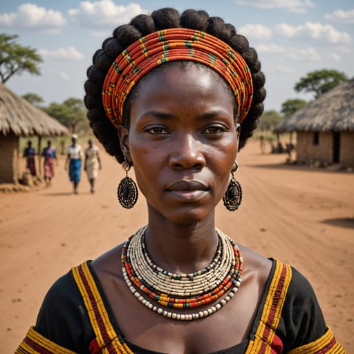 Lozi woman from Western Province, Zambia