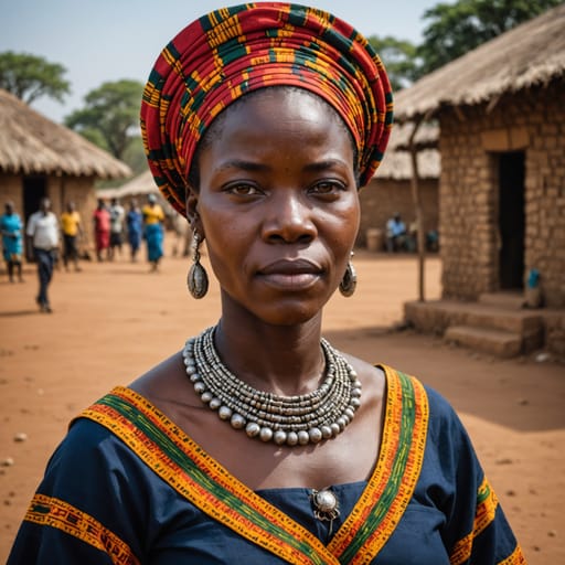 Lunda Zambia woman from Zambia, Angola, DRC