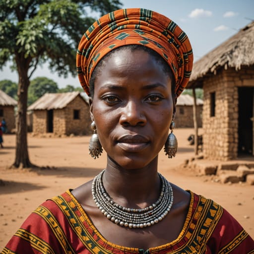 Luvale Zambia woman from Zambia, Angola