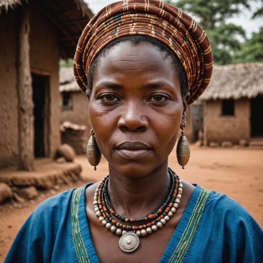 Makonde Tanzania woman from Tanzania, Mozambique — East Africa