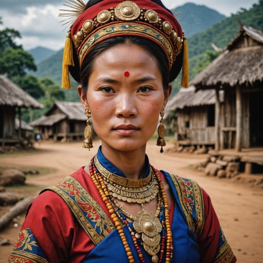 Makong woman from Laos (southern)