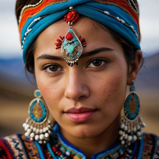 Mestizo Chilean woman from Chile — South America