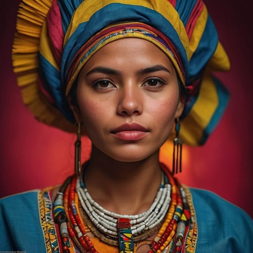 Mestizo Colombian woman from Colombia — South America