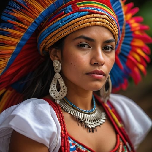 Mestizo Nicaraguan woman from Nicaragua