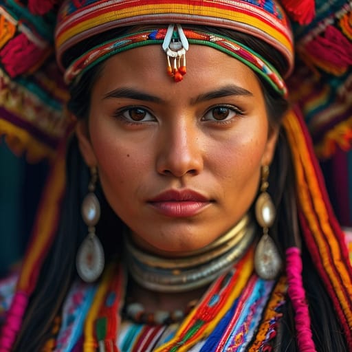 Mestizo Peruvian woman from Peru — South America