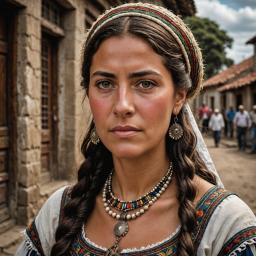 Mestizo Uruguayan woman from Uruguay