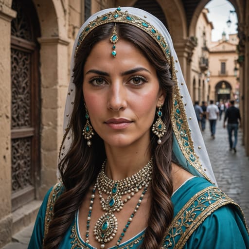 Middle Eastern Argentine woman from Argentina (Buenos Aires, Córdoba, Tucumán) — South America