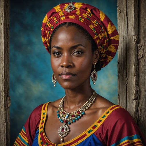 Mixed Antiguan woman from Antigua and Barbuda