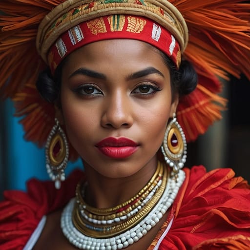 Mixed Trinidadian woman from Trinidad and Tobago